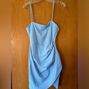 Windsor Light Blue Mini Dress